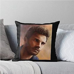 Jamie Dornan Art Throw Pillow