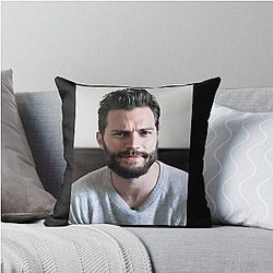 Jamie Dornan Throw Pillow