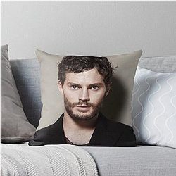 Jamie Dornan Photo Throw Pillow