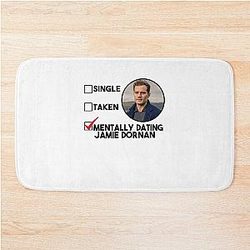 Mentally Dating Jamie Dornan Funny Gift Bath Mat