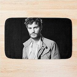 Jamie Dornan Black Poster Art Bath Mat