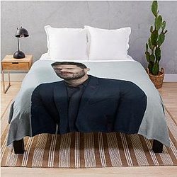 Wallpaper Jamie Dornan Throw Blanket