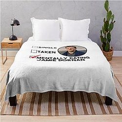 Mentally Dating James Dornan, Funny Throw Blanket