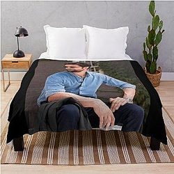 Jamie Dornan Art Throw Blanket