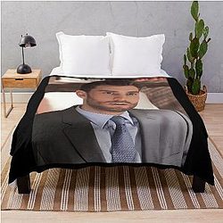 Jamie Dornan Art Throw Blanket