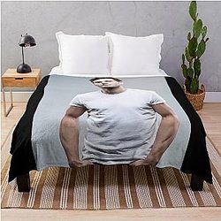 Jamie Dornan Art Throw Blanket