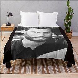 Jamie Dornan Poster Throw Blanket