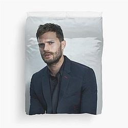 Wallpaper Jamie Dornan Duvet Cover