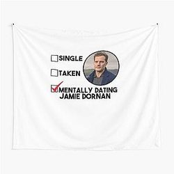 Mentally Dating Jamie Dornan Funny Gift Tapestry