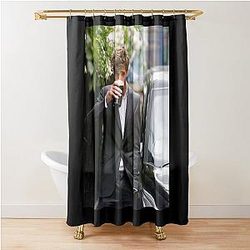 Jamie Dornan Art Shower Curtain