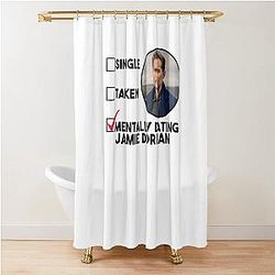 Mentally Dating Jamie Dornan Funny Gift Shower Curtain