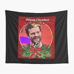 Jamie Dornan Happy Christmas Tapestry