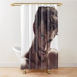 Wallpaper Jamie Dornan Art Shower Curtain