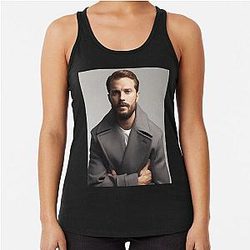 Jamie Dornan Art Racerback Tank Top