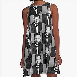 Jamie Dornan A Line Dress