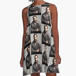 Jamie Dornan A-Line Dress
