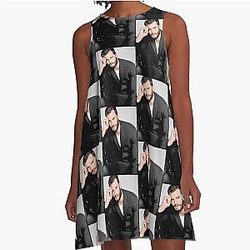 Jamie Dornan - A-Line Dress