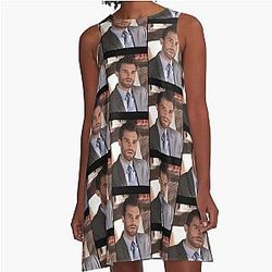 Jamie Dornan Art A-Line Dress
