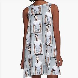Jamie Dornan Art A-Line Dress