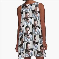 Jamie Dornan - A-Line Dress