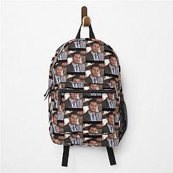 Jamie Dornan art backpack