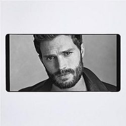Jamie Dornan Illustration Art Desk Mat