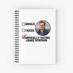 Mentally Dating Jamie Dornan Funny Gift Notebook