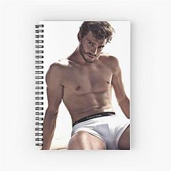 Jamie Dornan Shirtless Spiral Notebook
