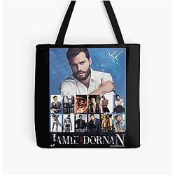 Jamie Dornan Over Print Tote Bag