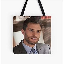 Jamie Dornan Art All Print Tote Bag