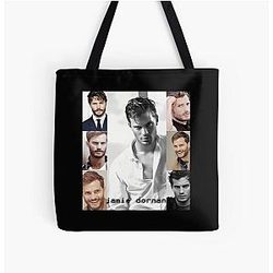 Jamie Dornan College Tote Bag