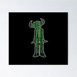 Jamiroquai Matrix Silhouette Summer Vibe Poster