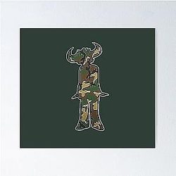 Jamiroquai Camouflage Silhouette Summer Vibe Poster