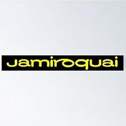 Jamiroquai Word Logo Yellow Summer Vibe Poster