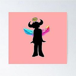 Jamiroquai Angel Wings Rainbow Summer Vibe Poster