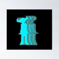 Jamiroquai Visual Insanity Blue Summer Vibe Poster
