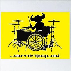 Jamiroquai Playing Lemon Drums Summer Vibe Poster