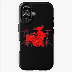 Jamiroquai Playing Drums Red Summer Vibe iPhone Tough Case