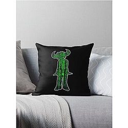 Jamiroquai Matrix Silhouette Summer Vibe Throw Pillow
