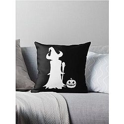 Jamiroquai Halloween Costume White Spooky Vibe Throw Pillow