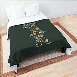 Jamiroquai Camouflage Silhouette Summer Vibe Comforter