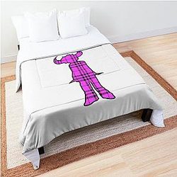 Jamiroquai Tartan Pattern Pink Summer Vibe Comforter