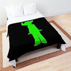Jamiroquai Silhouette Logo Green Summer Vibe Comforter