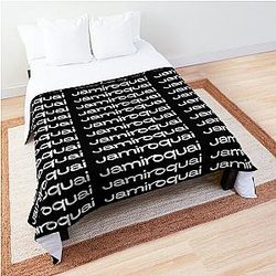 Jamiroquai Word Logo White Summer Vibe Comforter