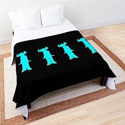 Jamiroquai Silhouettes Logo Blue Summer Vibe Comforter