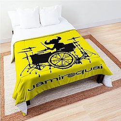 Jamiroquai Playing Lemon Drums Summer Vibe Comforter