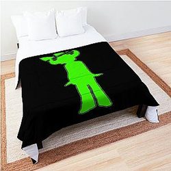 Jamiroquai Leaf Hat Green Summer Vibe Comforter