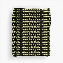 Jamiroquai Word Logo Yellow Summer Vibe Duvet Cover