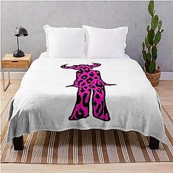 Jamiroquai Pink Leopard Summer Vibe Throw Blanket