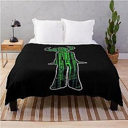 Jamiroquai Matrix Silhouette Summer Vibe Throw Blanket